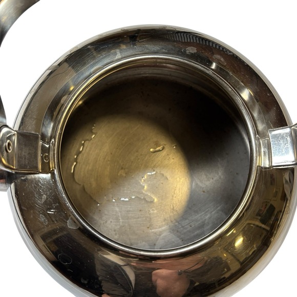 Le Creuset 1.7 Quart 1.6 Liter Stainless Steel Whistling Tea Kettle Pot Thailand - Picture 5 of 8